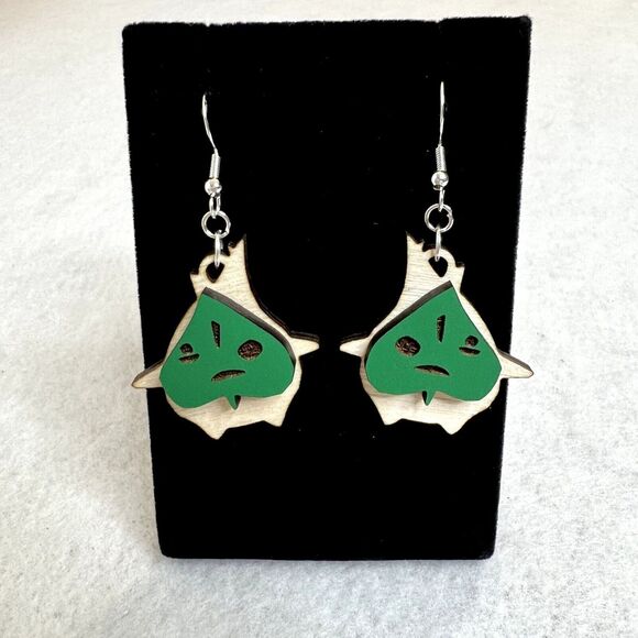 Zelda Korok Makar Dangle Earrings - Picture 1 of 4